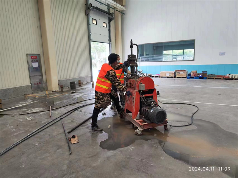 丹江口厂房地面下沉塌陷注浆加固施工